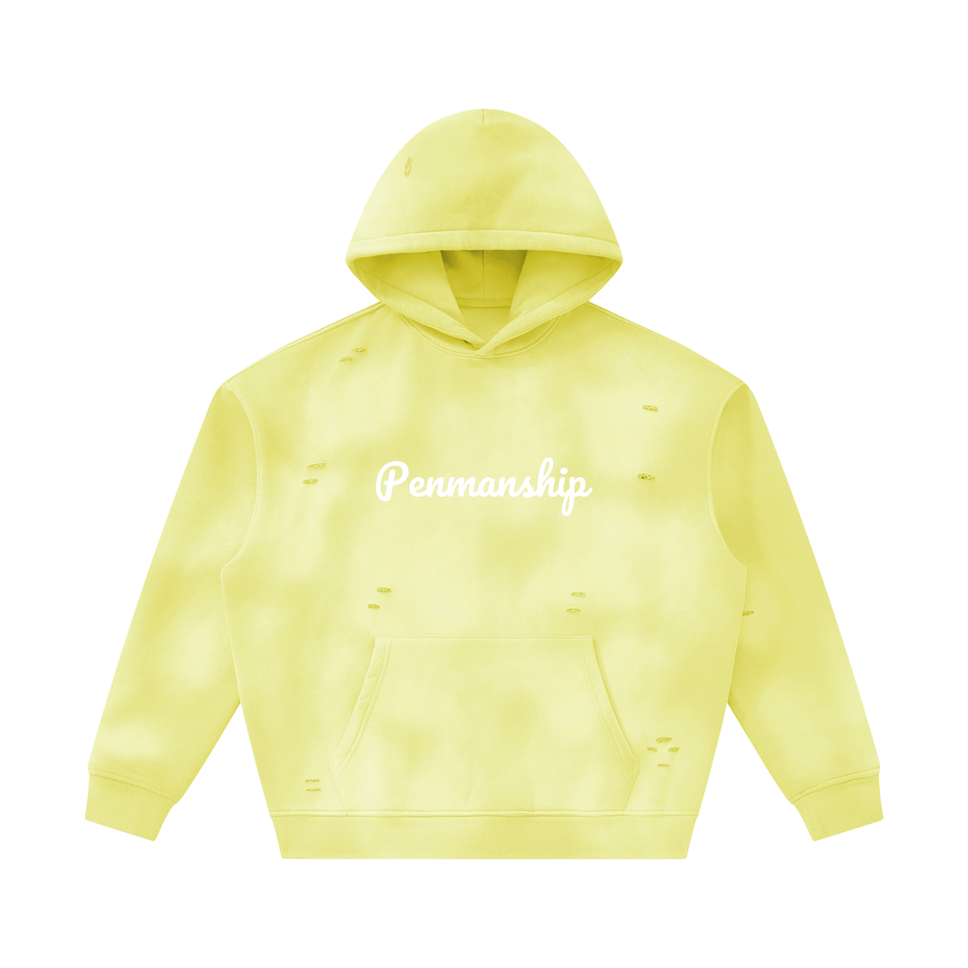 Penmanship,Sunfaded,Frayed,Hoodie