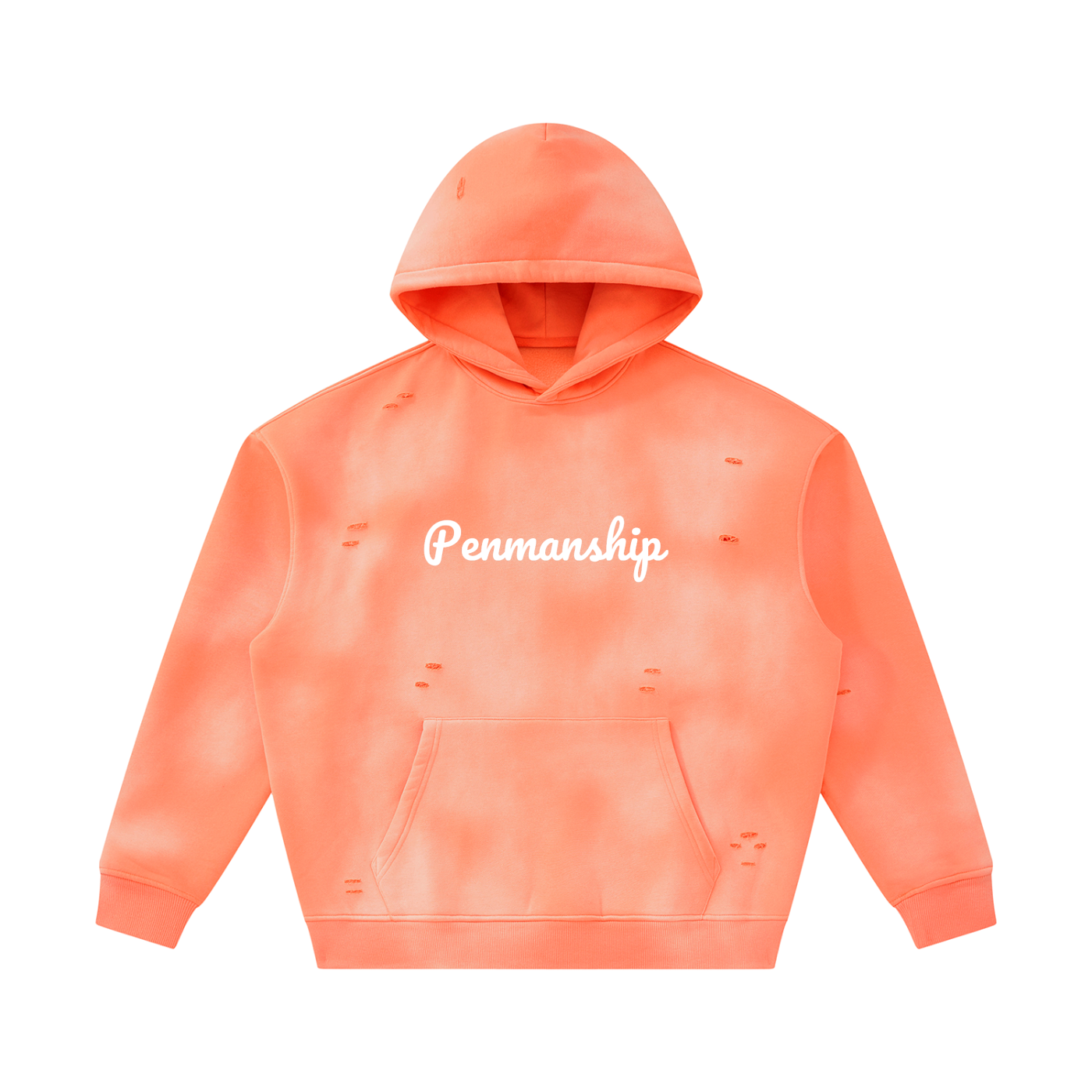 Penmanship,Sunfaded,Frayed,Hoodie