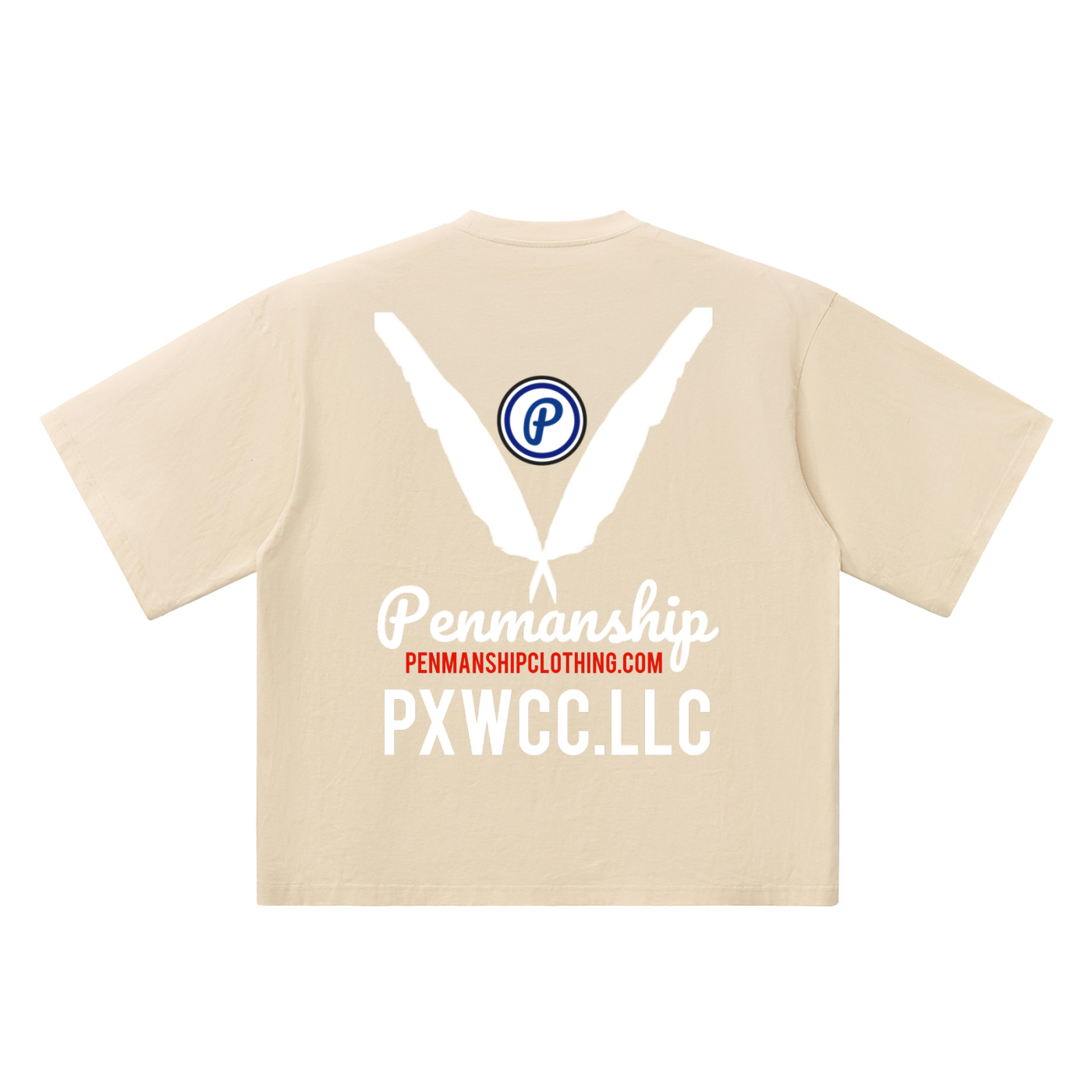 Penmanship "Censored" Oversized Drop Shoulder Graphic T-Shirt
