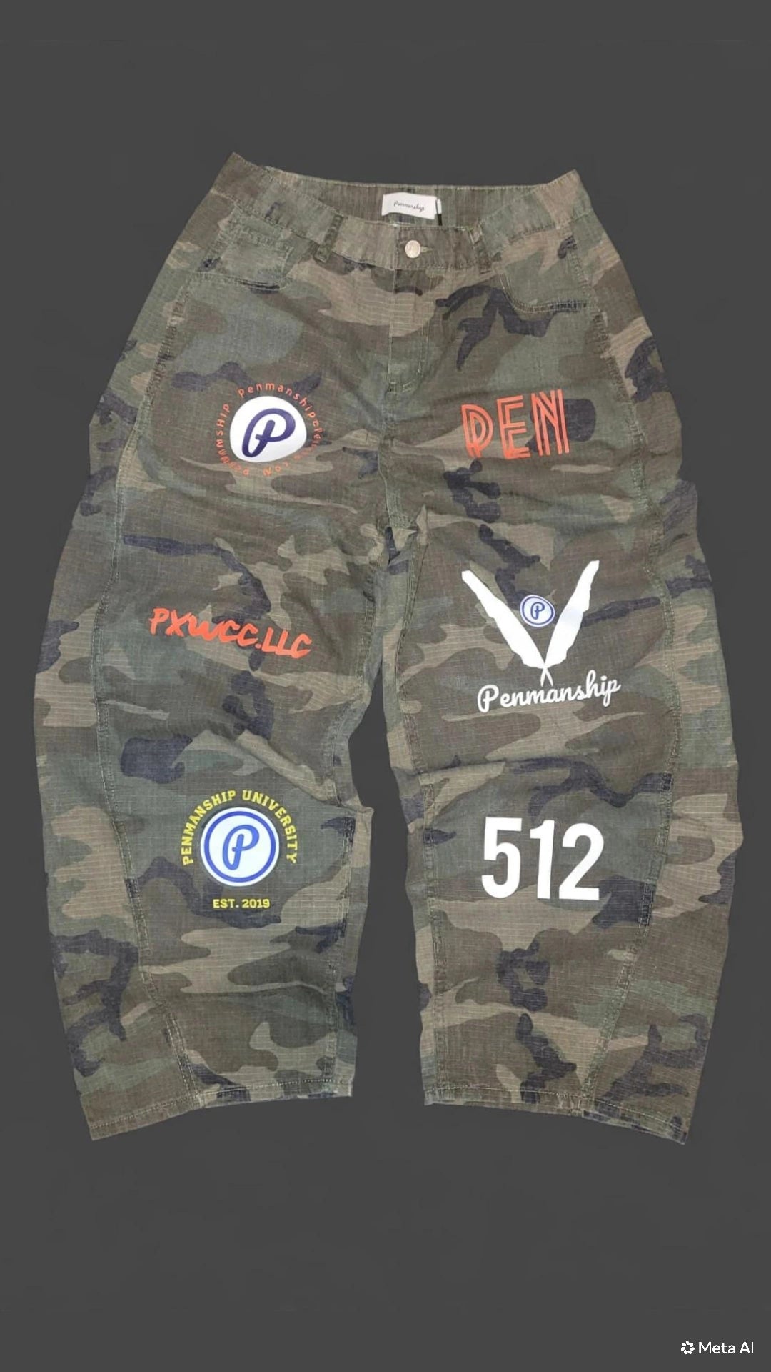 Penmanship,Clothing,Streetwear,Camo,Pants