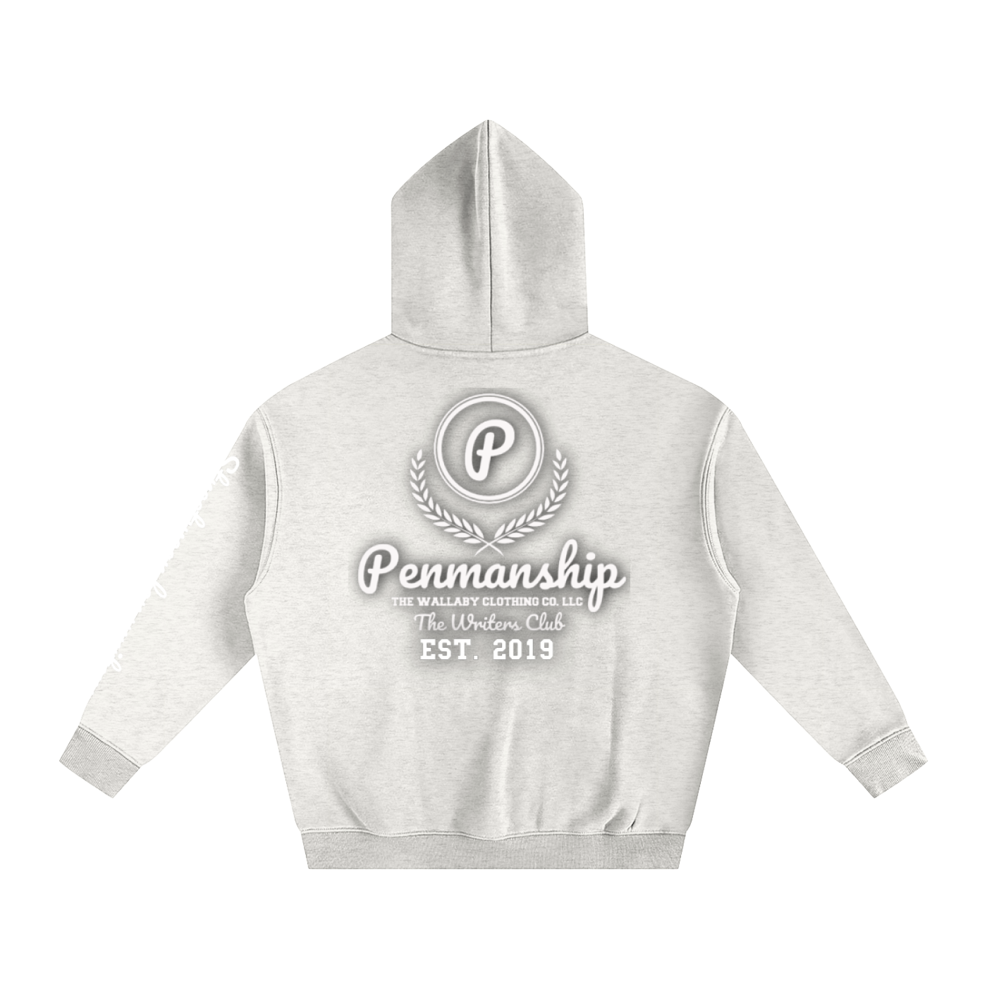 Penmanship Oversize Fleeced Hoodie