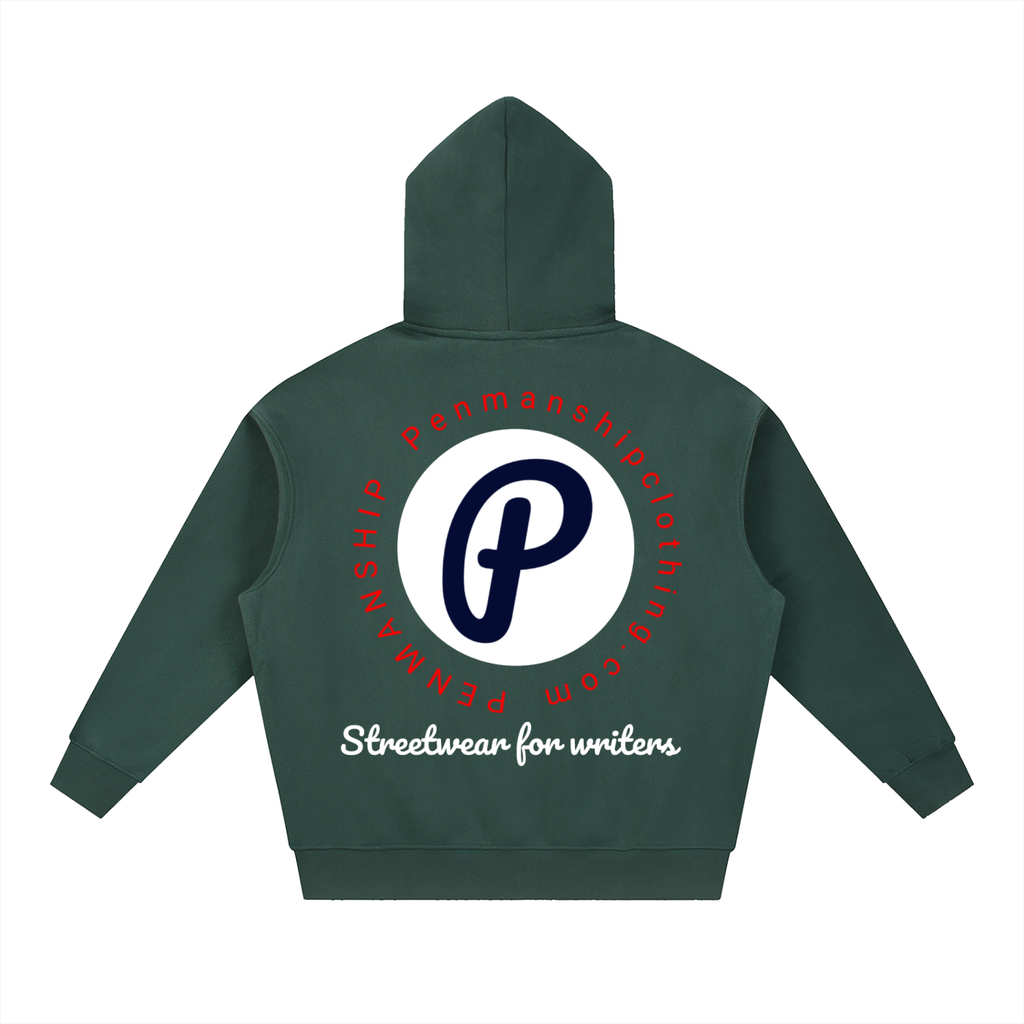 Penmanship censored 101 Essential Oversized Boxy Fit Fleece Hoodie