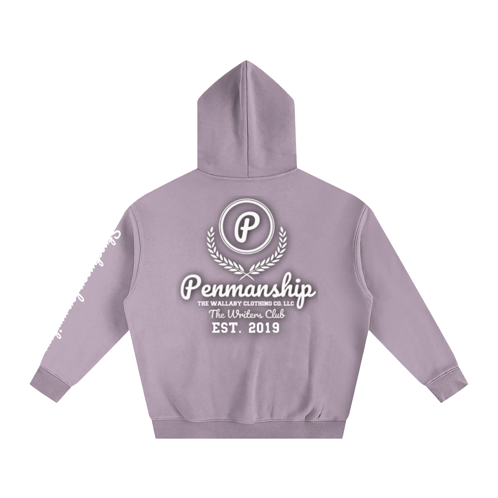 Penmanship Oversize Fleeced Hoodie