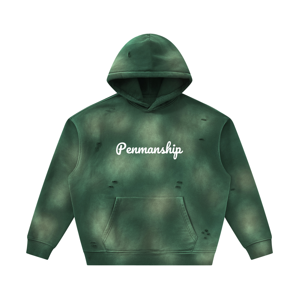 Penmanship,Sunfaded,Frayed,Hoodie
