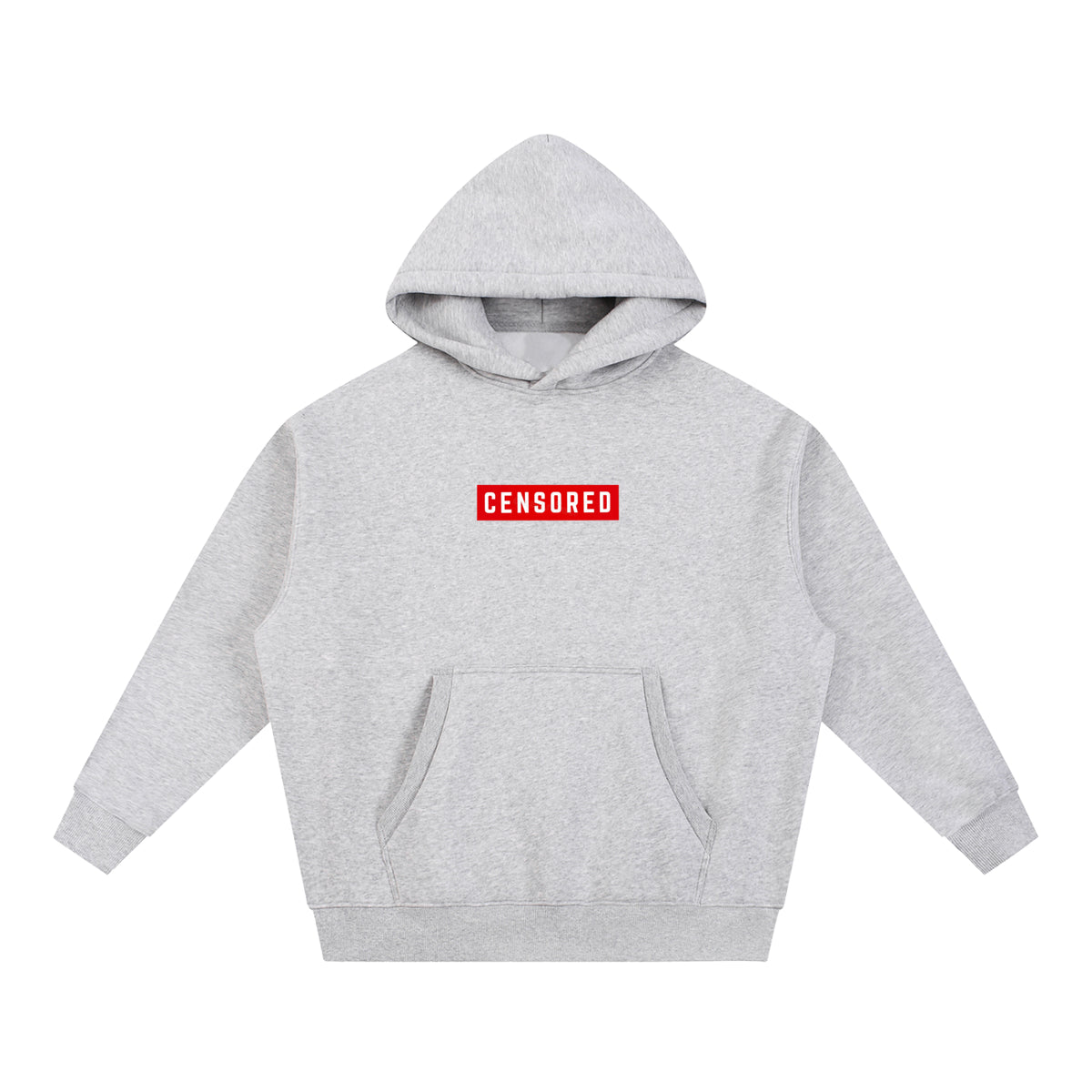 Penmanship censored 101 Essential Oversized Boxy Fit Fleece Hoodie