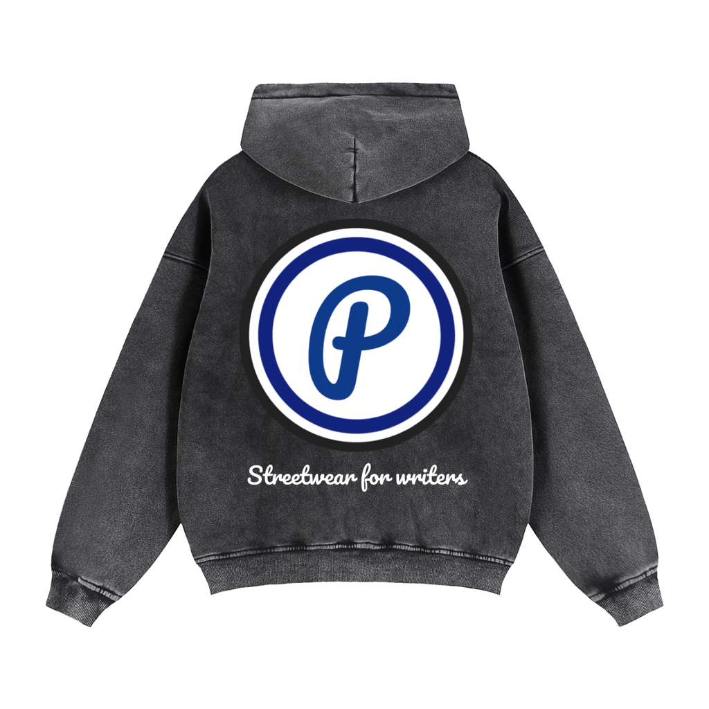 Zip-Through Boxy Fleece Hoodie