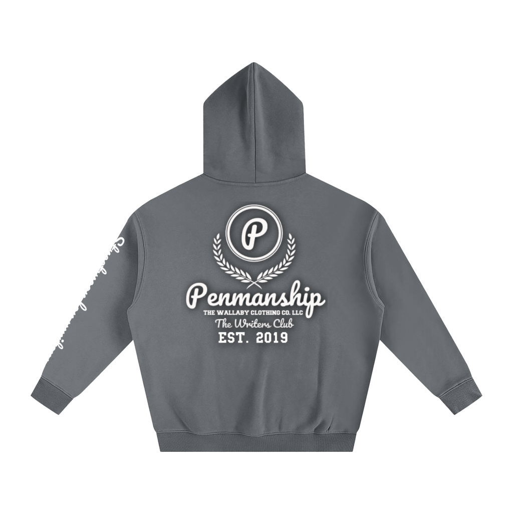 Penmanship Oversize Fleeced Hoodie