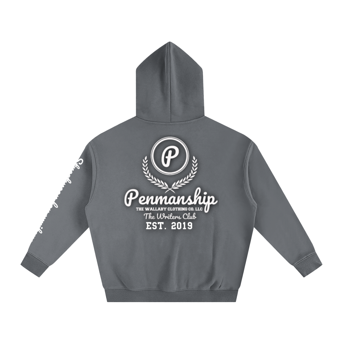Penmanship Oversize Fleeced Hoodie