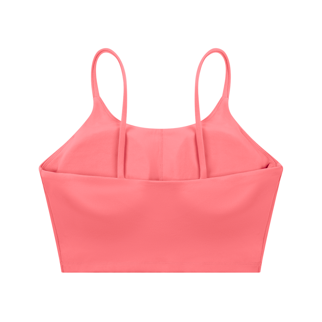 Penmanship Spaghetti Strap Yoga Sports Bra