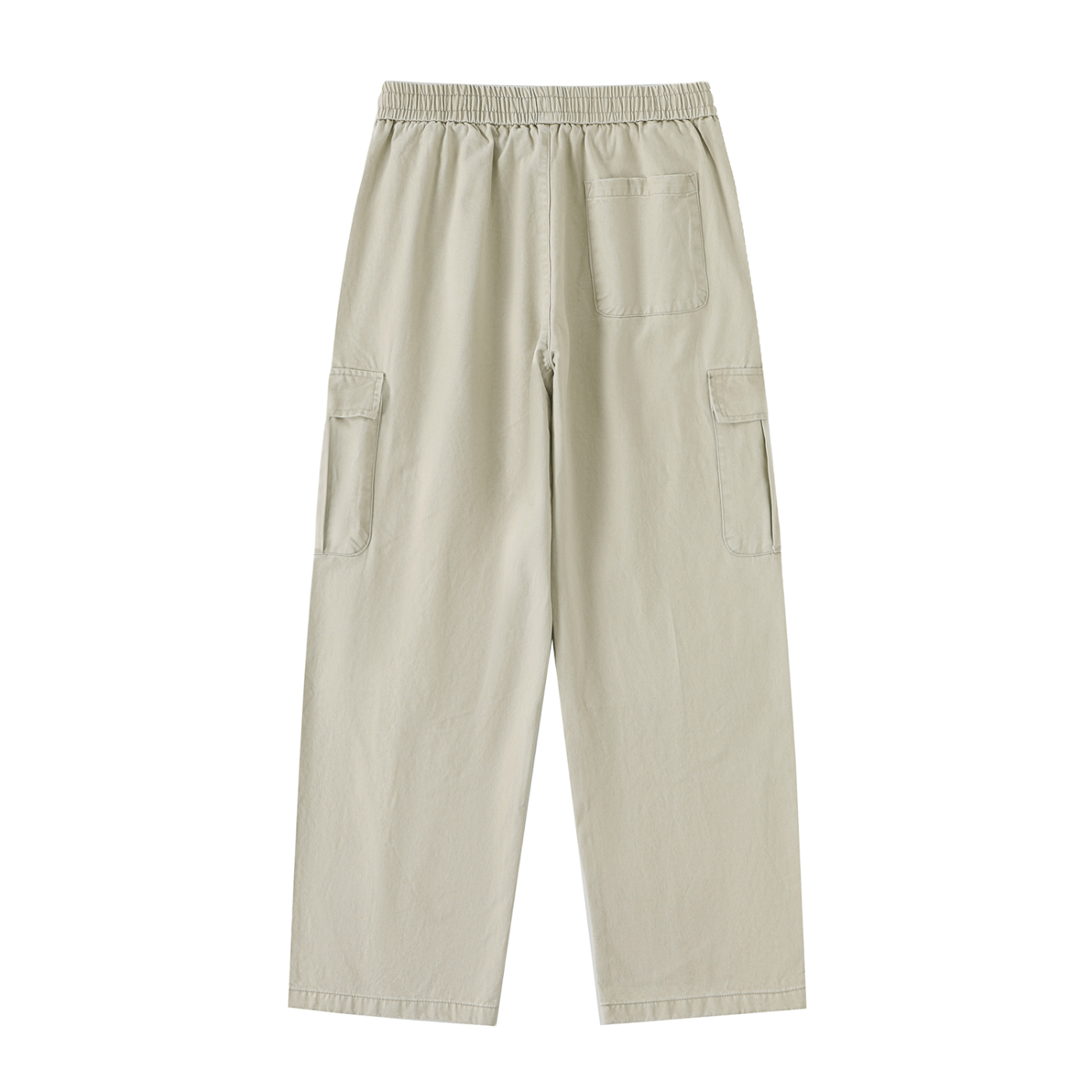 Penmanship Drawstring Waist Straight-Leg Cargo Pants