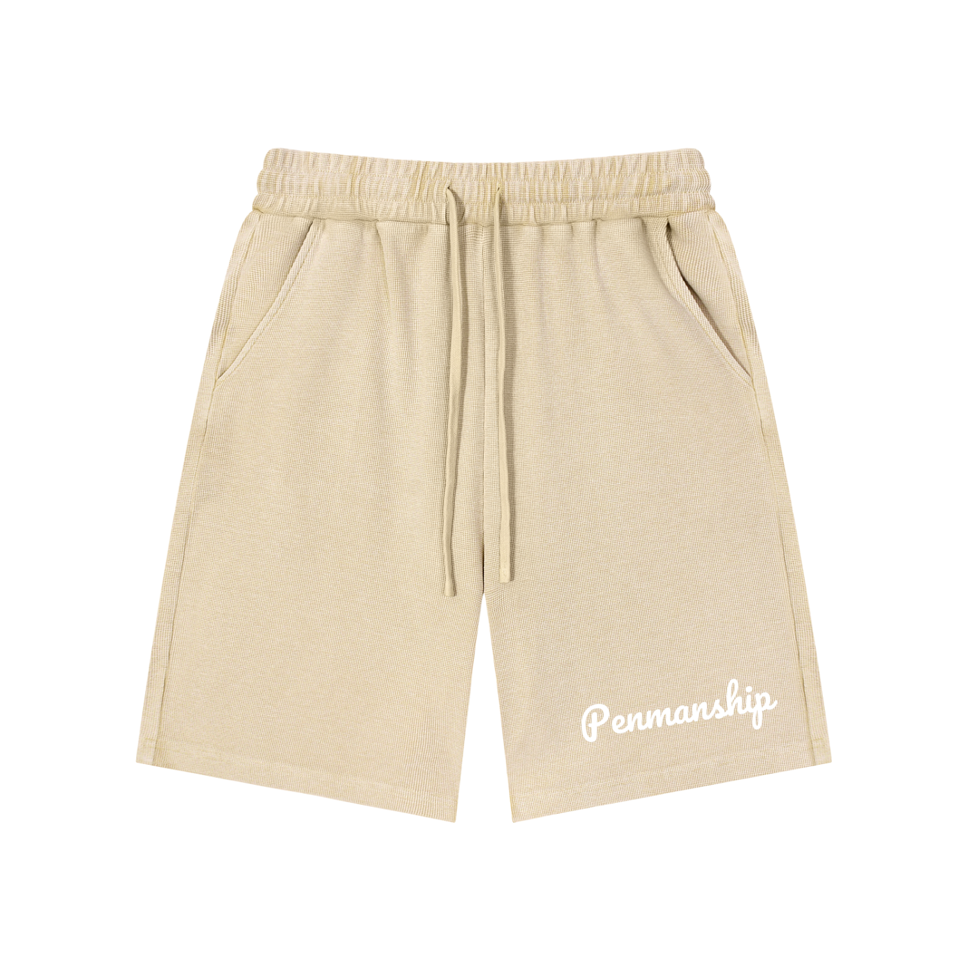 Penmanship Mineral Wash Waffle Knit Shorts