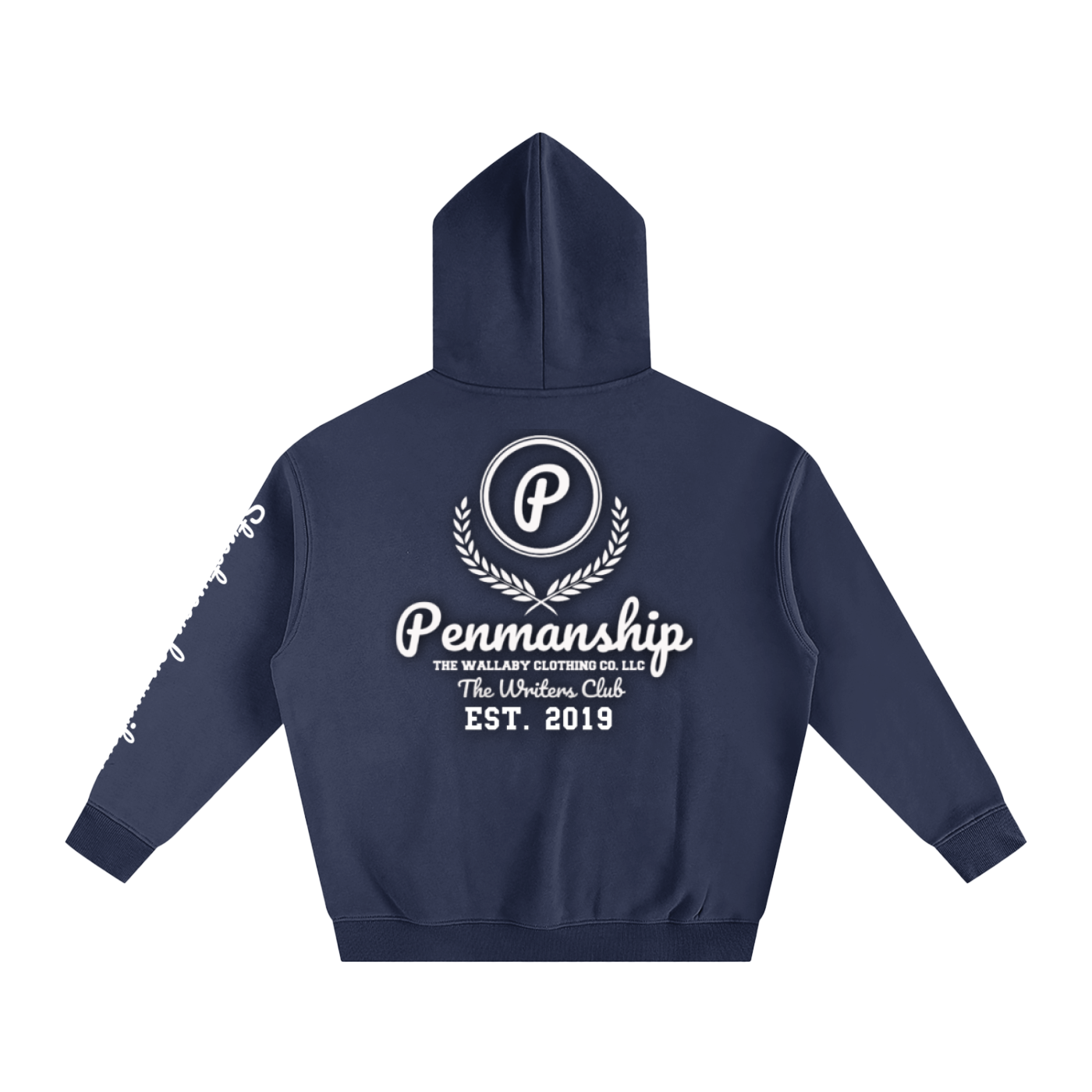 Penmanship Oversize Fleeced Hoodie