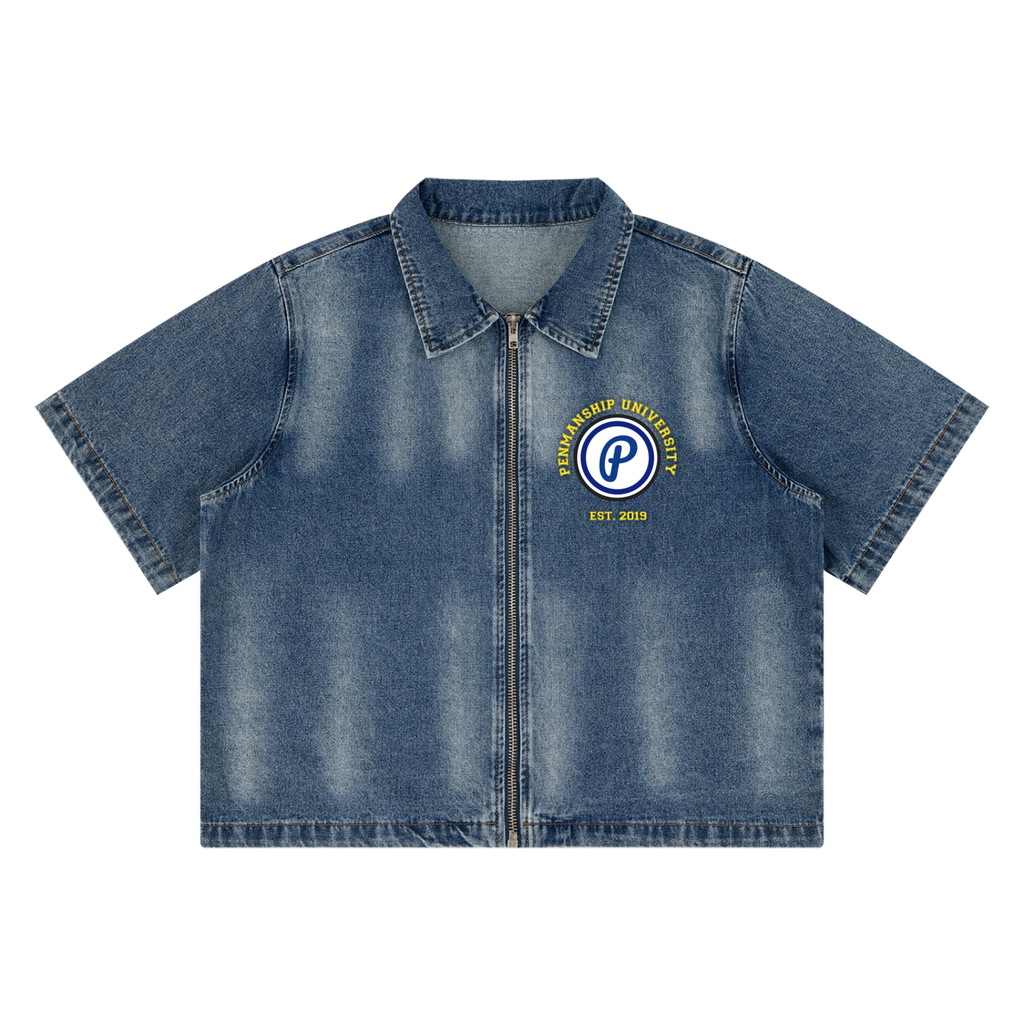 Penmanship,Streetwear,Denim,Shirt