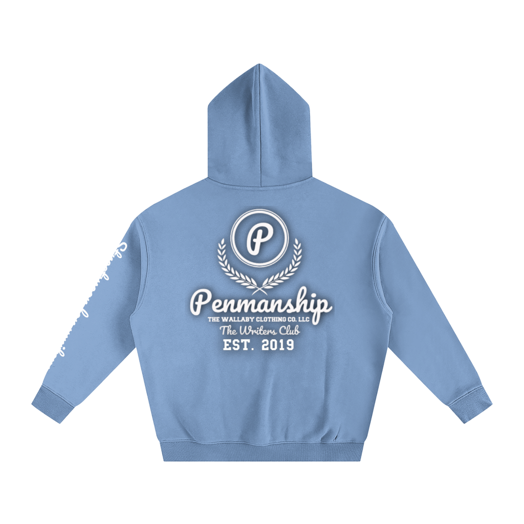 Penmanship Oversize Fleeced Hoodie