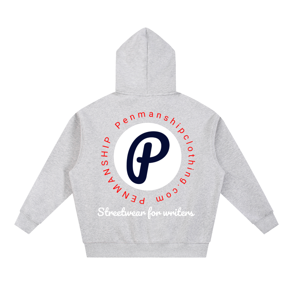 Penmanship censored 101 Essential Oversized Boxy Fit Fleece Hoodie
