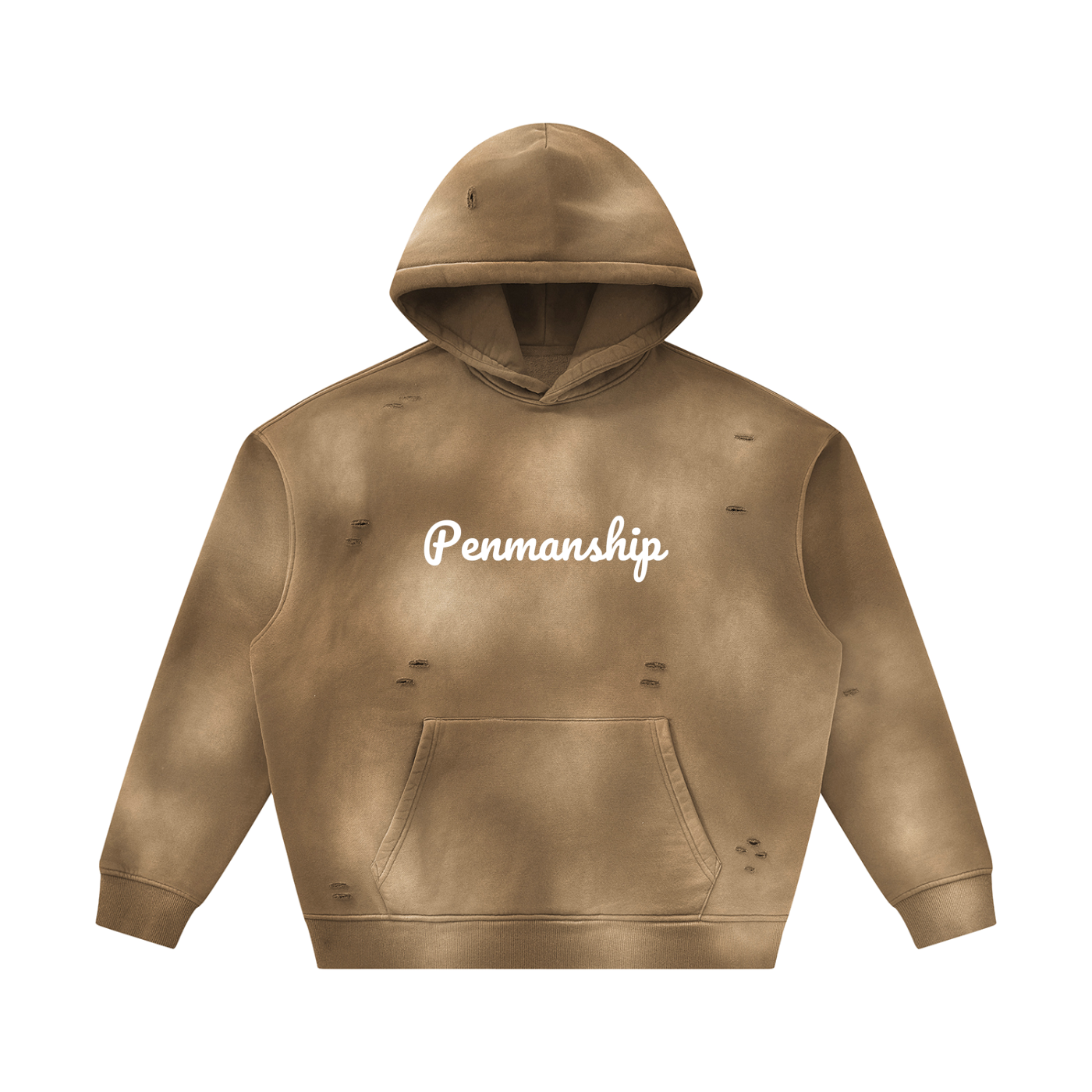 Penmanship,Sunfaded,Frayed,Hoodie