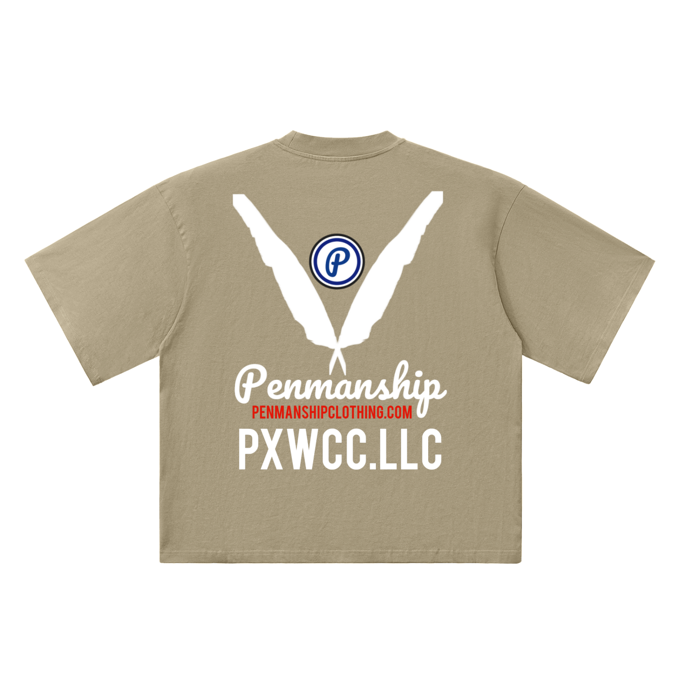 Penmanship "Censored" Oversized Drop Shoulder Graphic T-Shirt