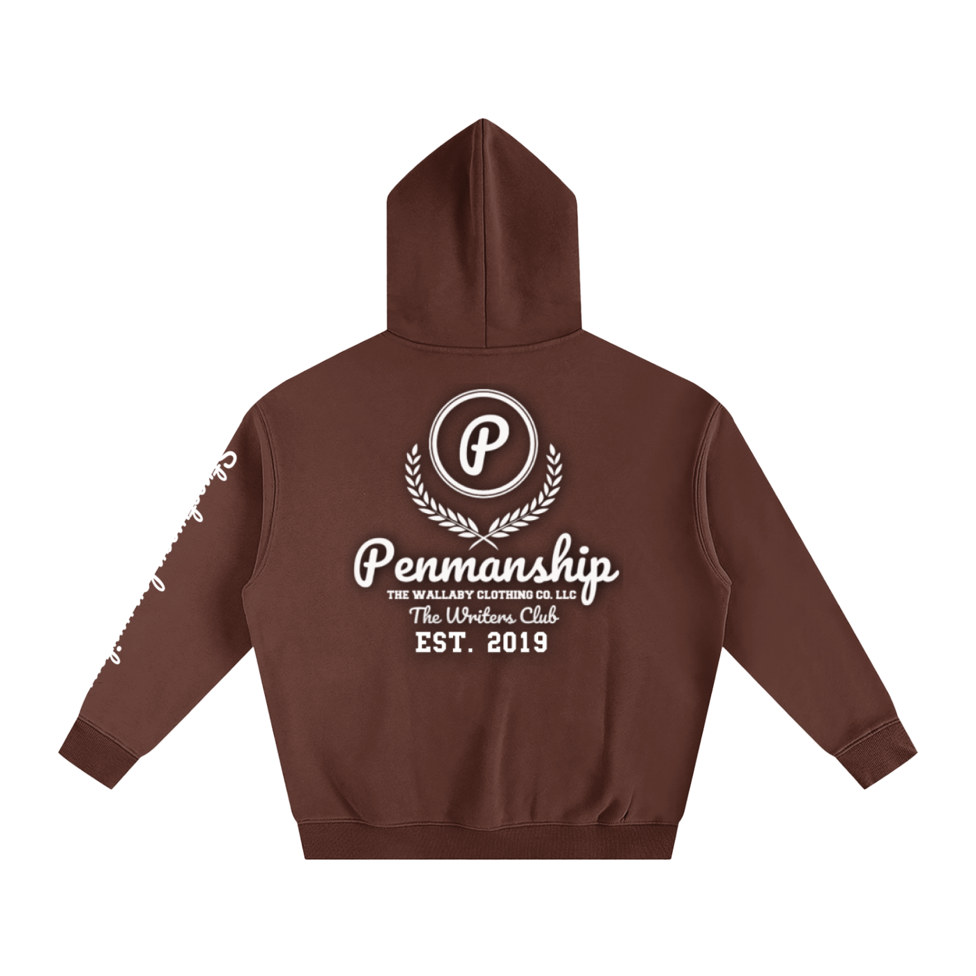 Penmanship Oversize Fleeced Hoodie