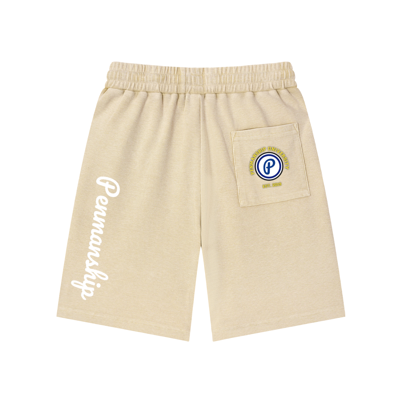 Penmanship Mineral Wash Waffle Knit Shorts