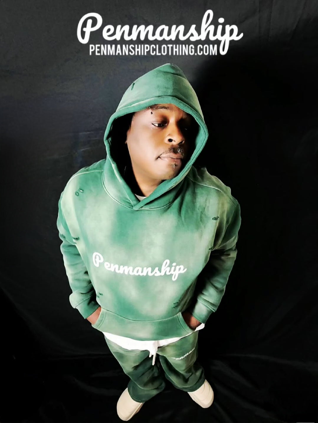 Penmanship,Sunfaded,Frayed,Hoodie