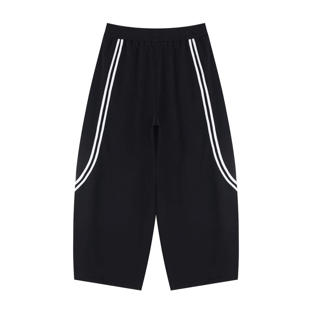 Penmanship Unisex Wide Leg Piping Sweatpants
