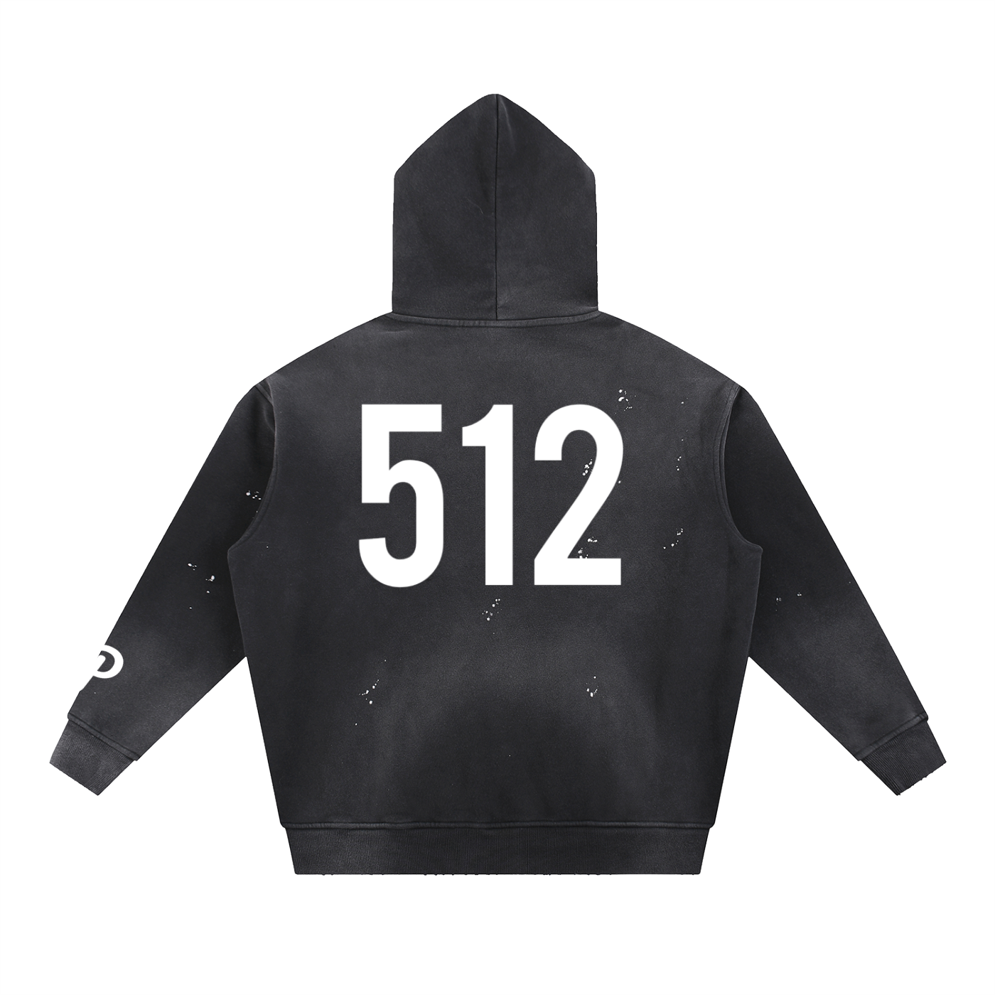 Penmanship Vintage Washed Frayed Fleece Hoodie