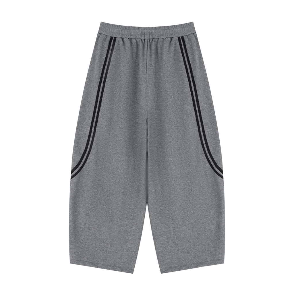 Penmanship Unisex Wide Leg Piping Sweatpants
