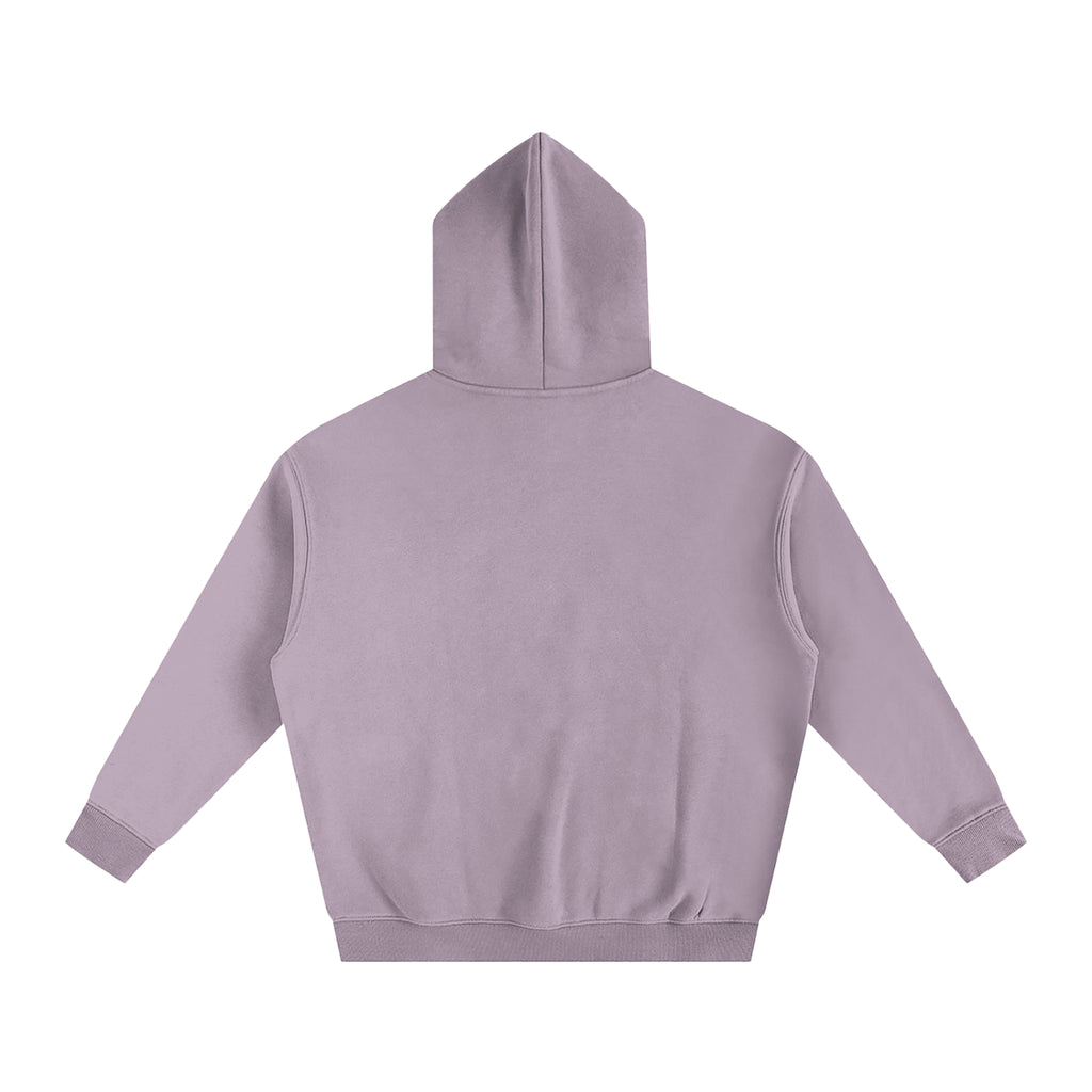 Penmanship Oversize Graphic Fleeced Hoodie