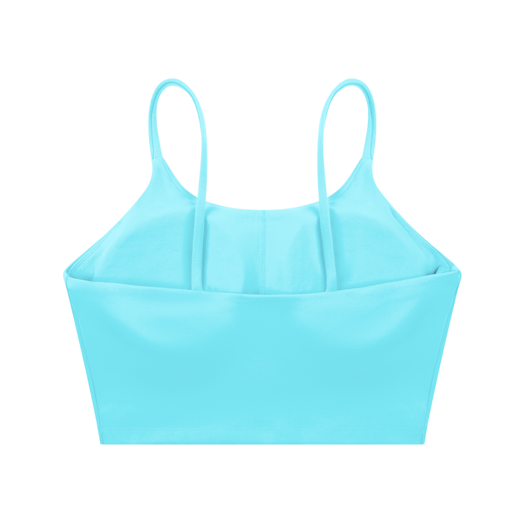 Penmanship Spaghetti Strap Yoga Sports Bra