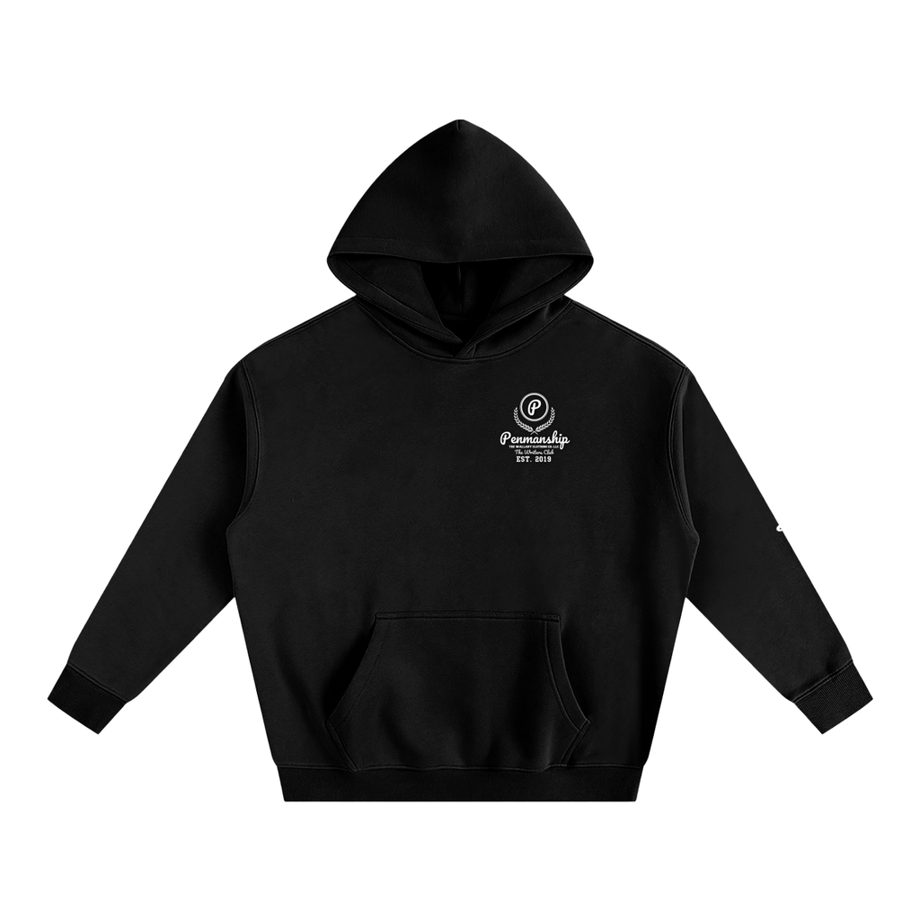 Penmanship Oversize Fleeced Hoodie