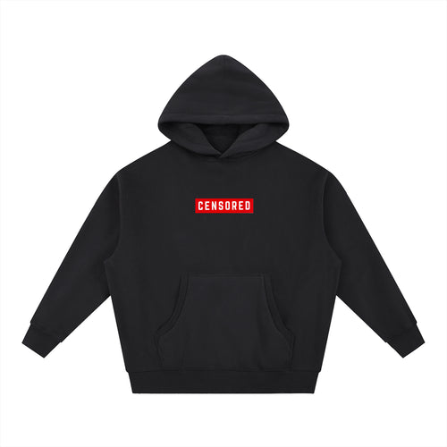 Penmanship censored 101 Essential Oversized Boxy Fit Fleece Hoodie