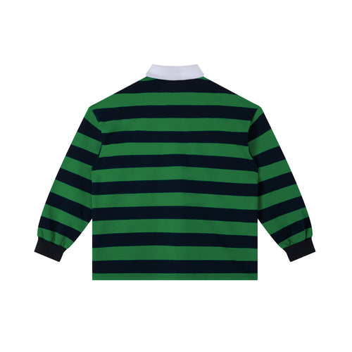 Penmanship Color Block Stripe Polo Shirt