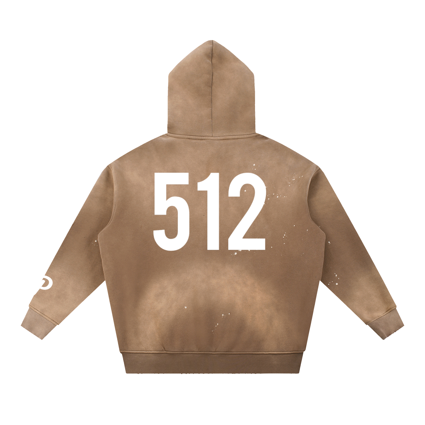 Penmanship Vintage Washed Frayed Fleece Hoodie