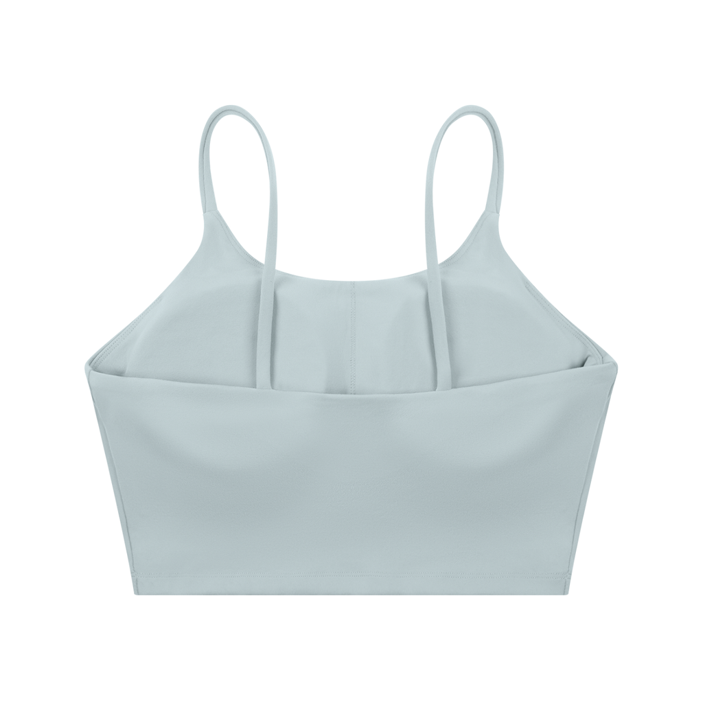 Penmanship Spaghetti Strap Yoga Sports Bra