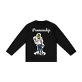 Penmanship Kid's Drop Shoulder Long Sleeve T-Shirt