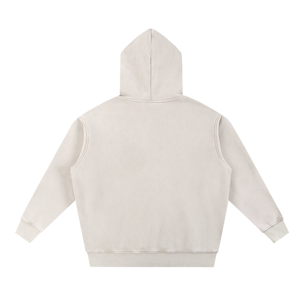 Penmanship Snow Wash Fleece Oversize Hoodie