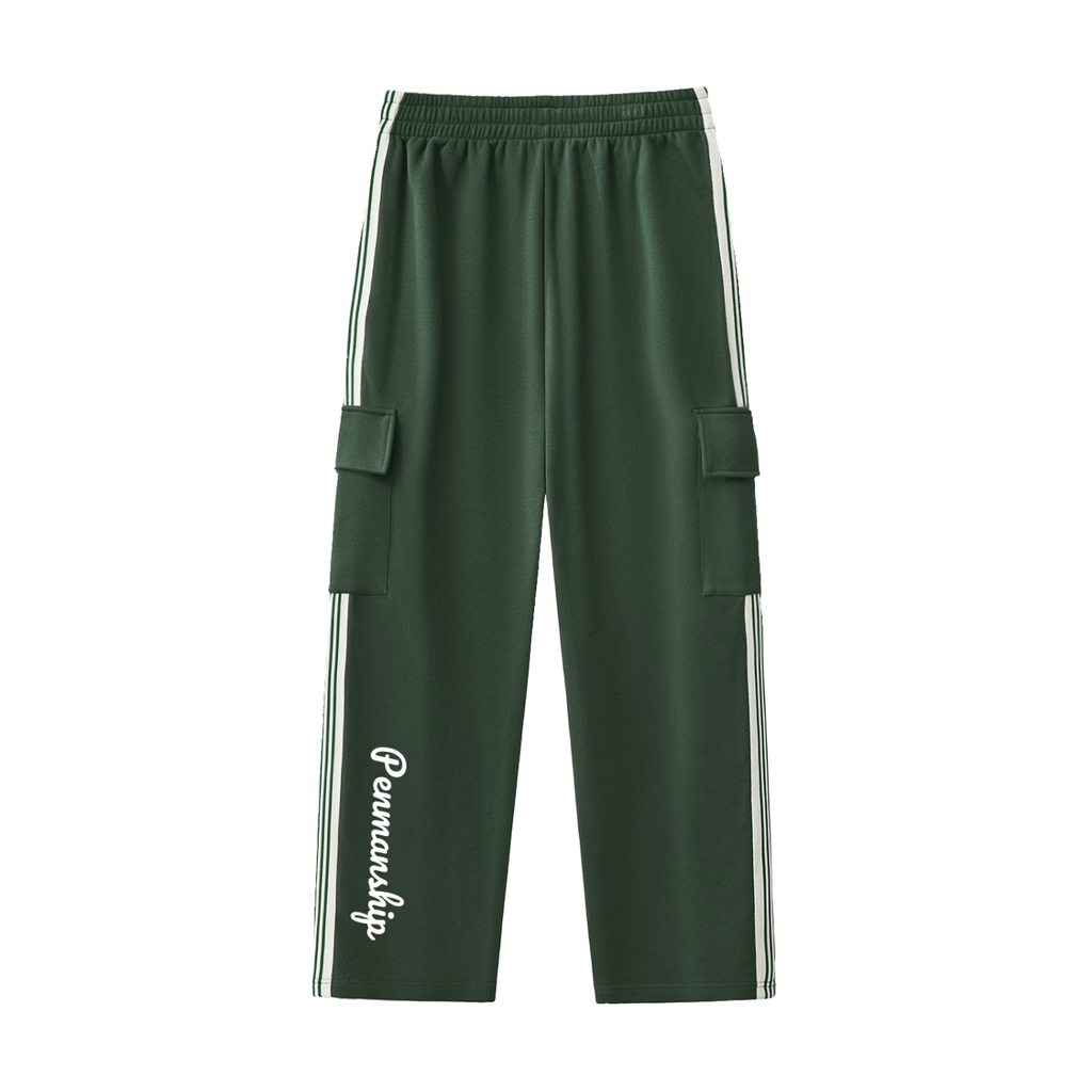 Penmanship Stripe Straight-Leg Pants