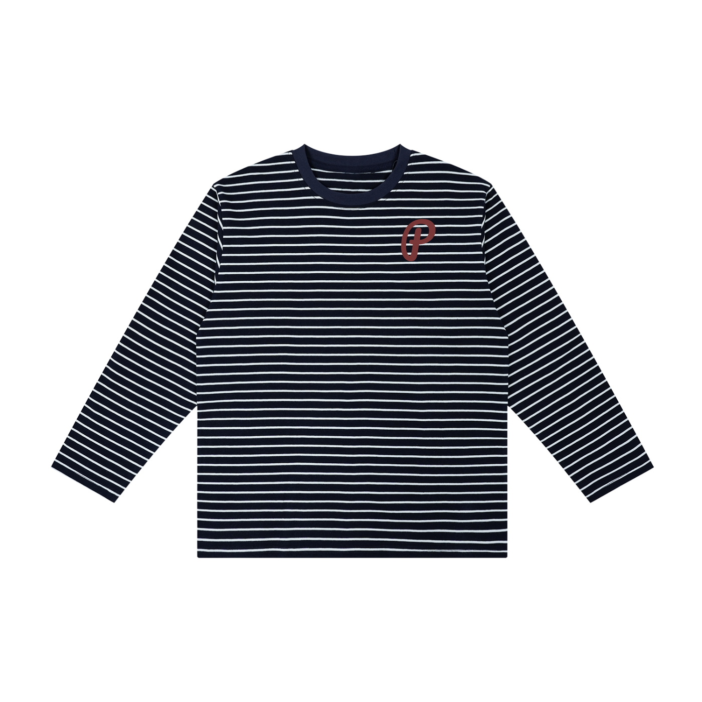 Penmanship Kid's Striped Long Sleeve T-Shirt