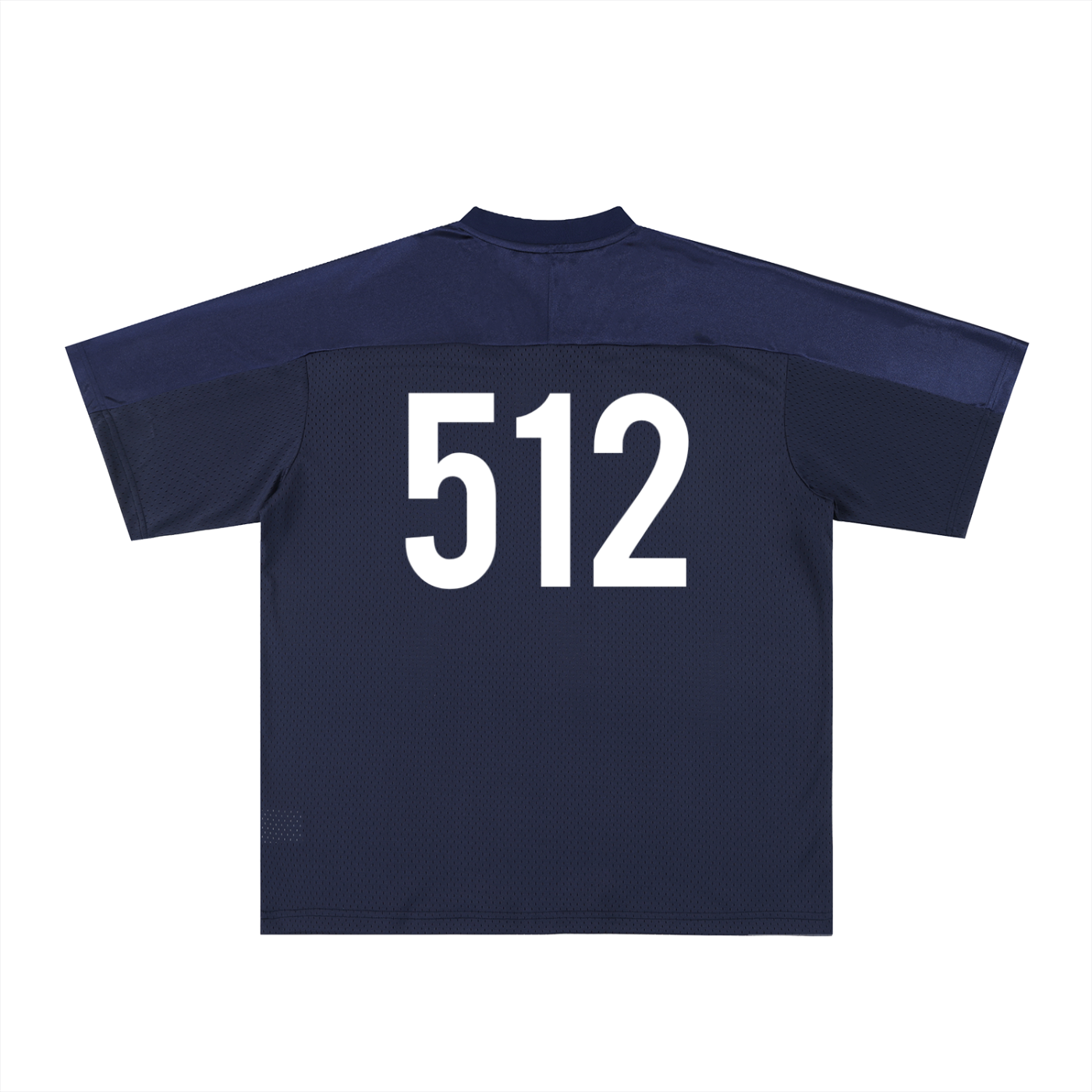 Penmanship Oversized Mesh V-Neck Soccer Jersey