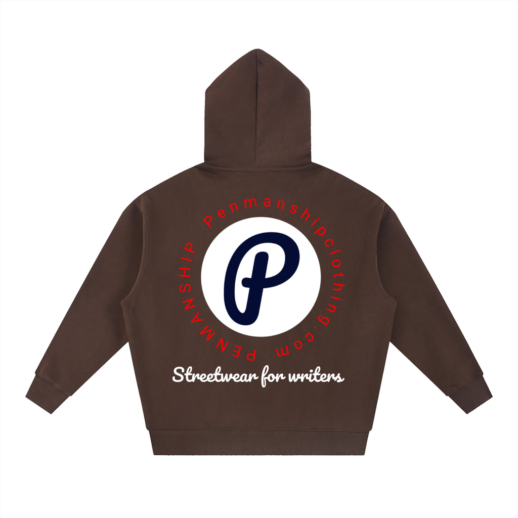 Penmanship censored 101 Essential Oversized Boxy Fit Fleece Hoodie