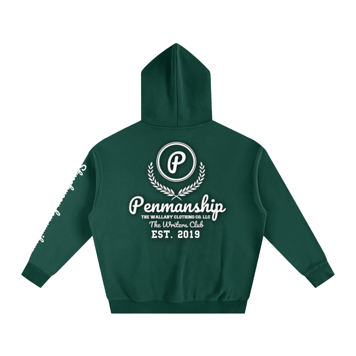 Penmanship Oversize Fleeced Hoodie