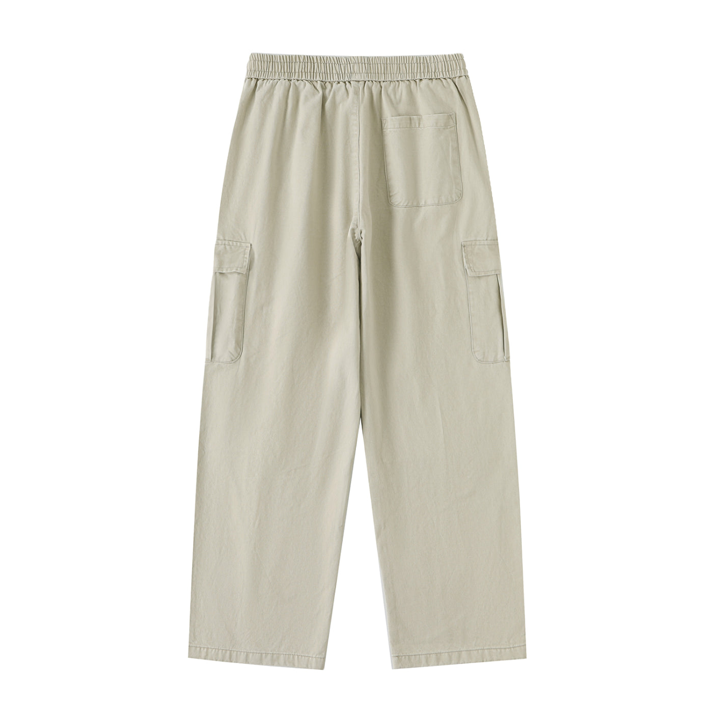 Penmanship Drawstring Waist Straight-Leg Cargo Pants