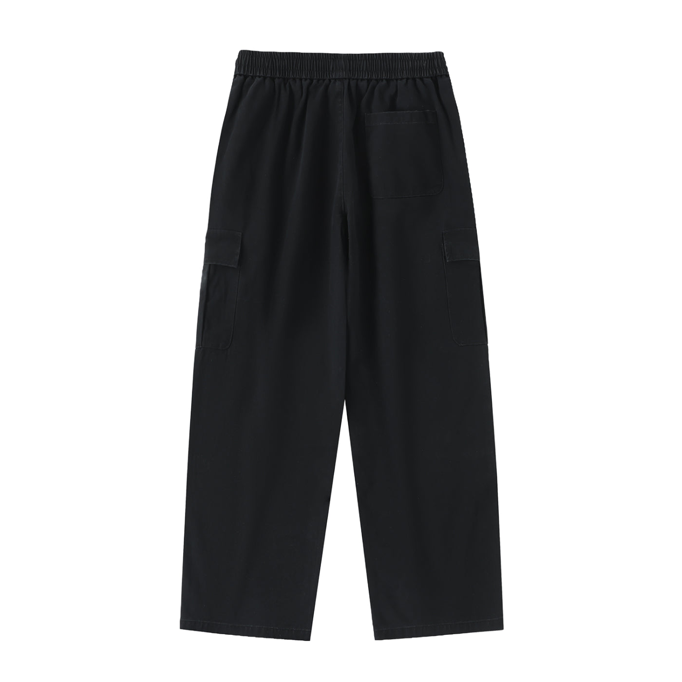Penmanship Drawstring Waist Straight-Leg Cargo Pants