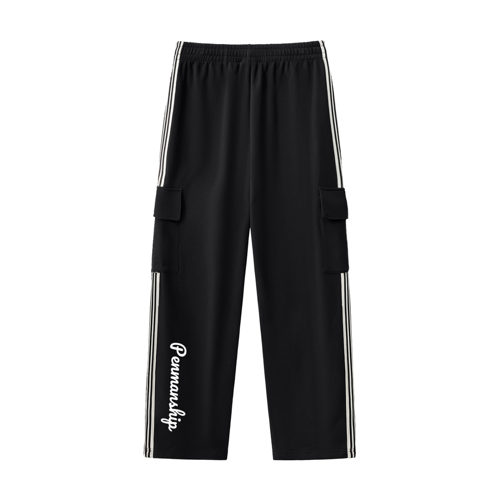 Penmanship Stripe Straight-Leg Pants