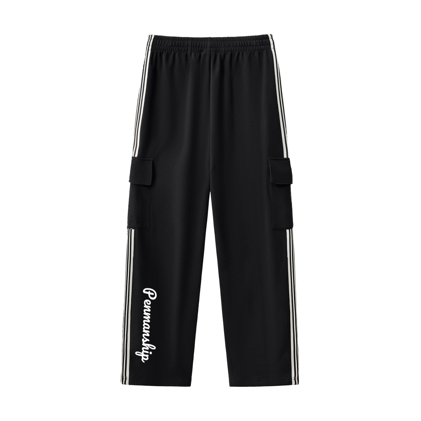 Penmanship Stripe Straight-Leg Pants
