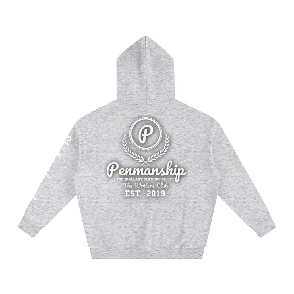 Penmanship Oversize Fleeced Hoodie