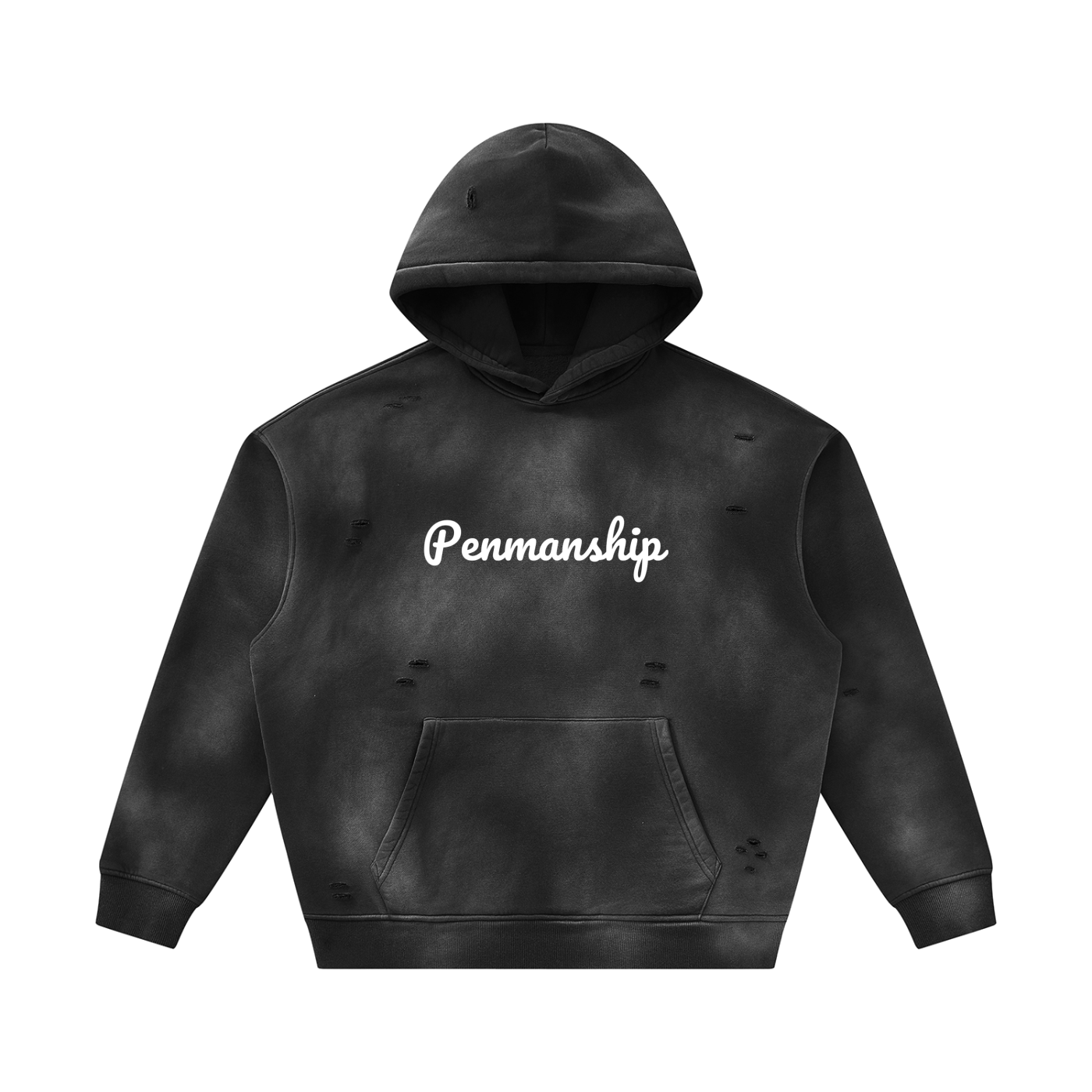 Penmanship,Sunfaded,Frayed,Hoodie