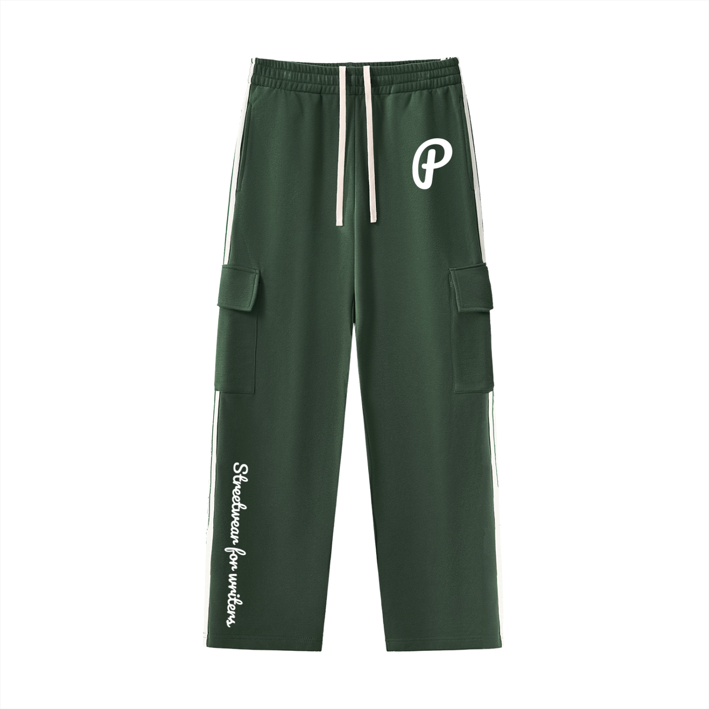 Penmanship Stripe Straight-Leg Pants