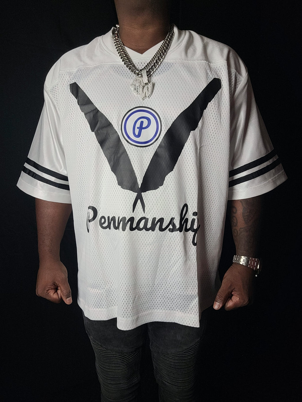 Penmanship,Clothing,Streetwear,White,Jersey,Mesh