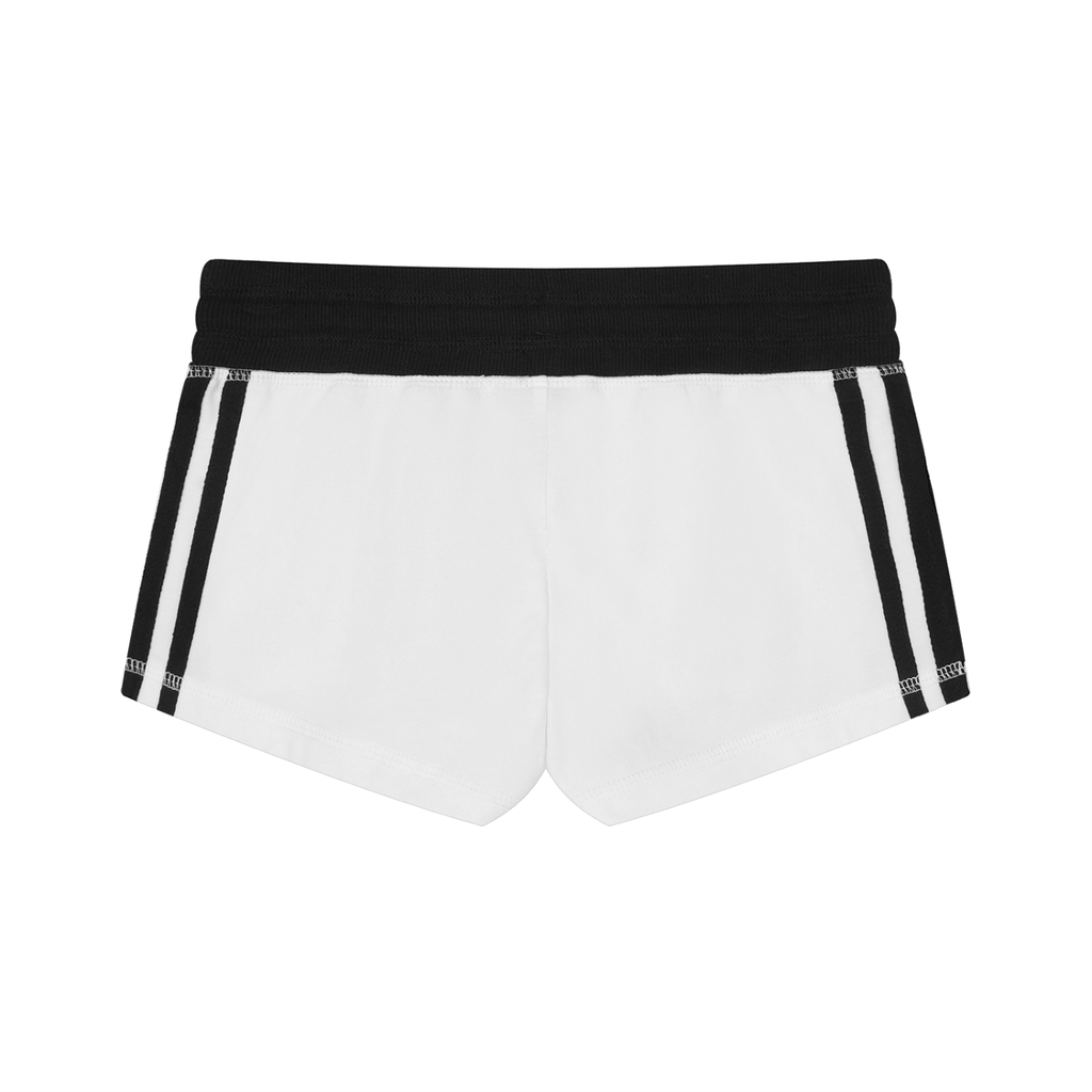 Women's Penmanship Contrast Stripe Track Shorts